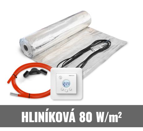 Zvýhodněná sada rohože s termostatem aluMAT KIT 80W